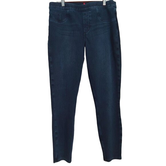 SPANX Pants - Spanx Jeanish Blue Denim Skinny Leggings Large